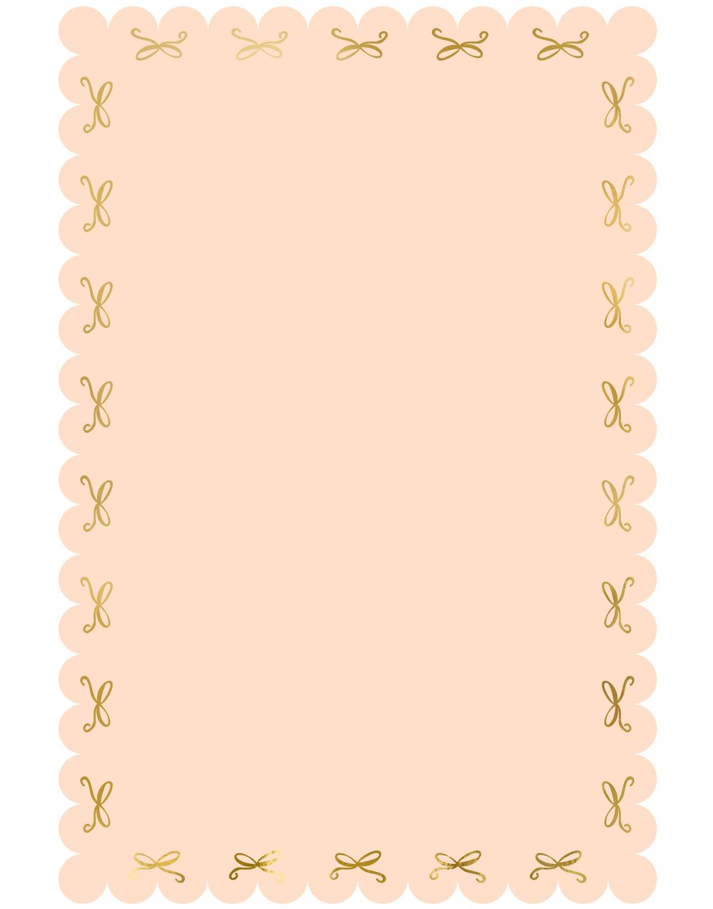 Rosa Papirduk med Gullfarget Sløyfer 120x180 cm - Unicorn Party