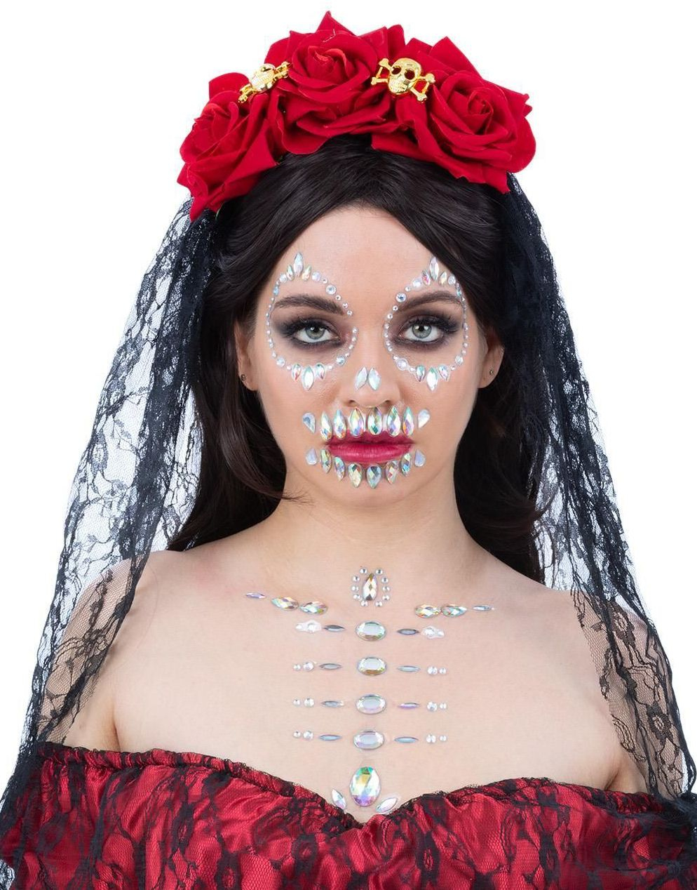Day of the Dead - Ansikt og Kropps Juveler