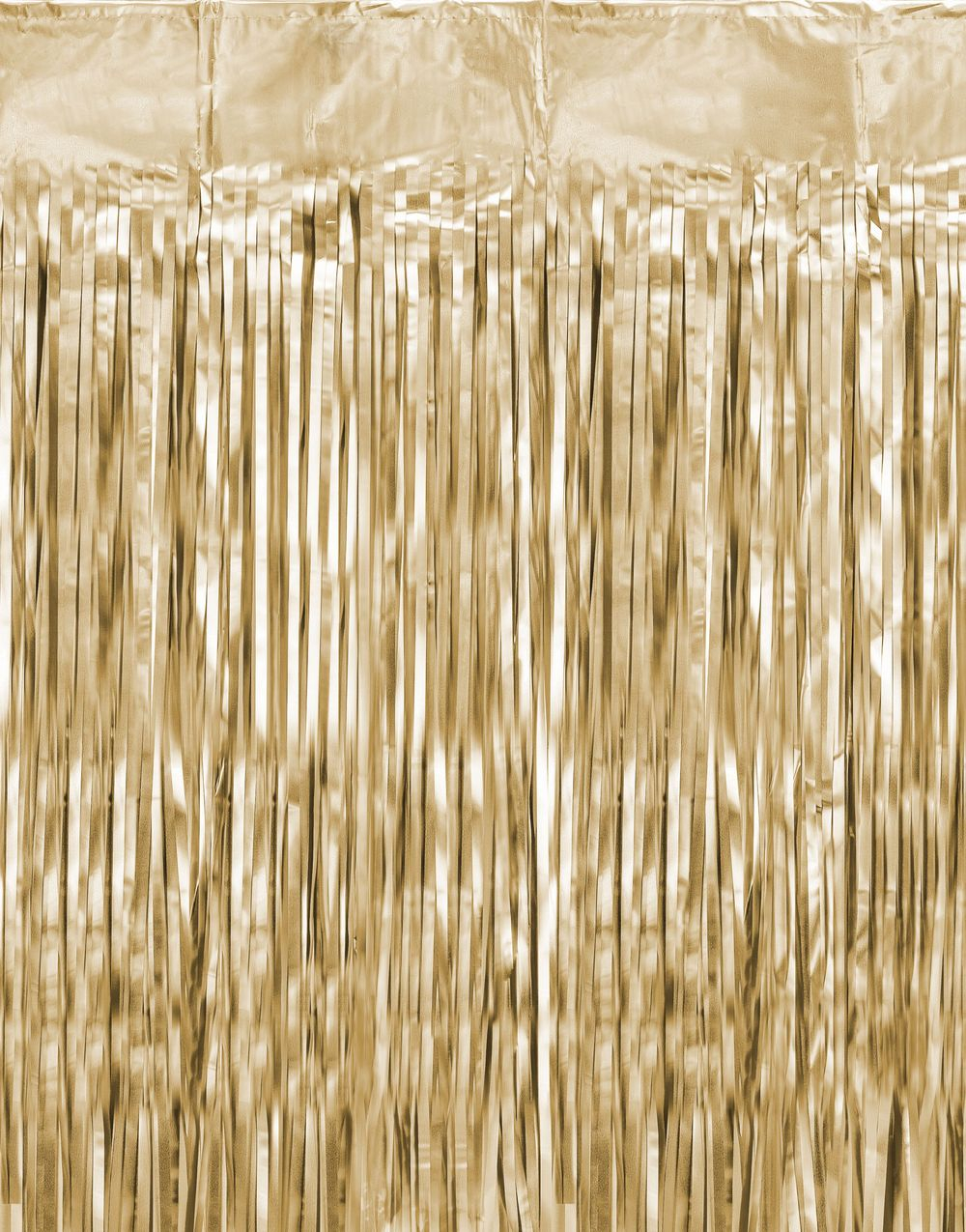 Gullfarget Partygardin/Glittergardin 100x200 cm