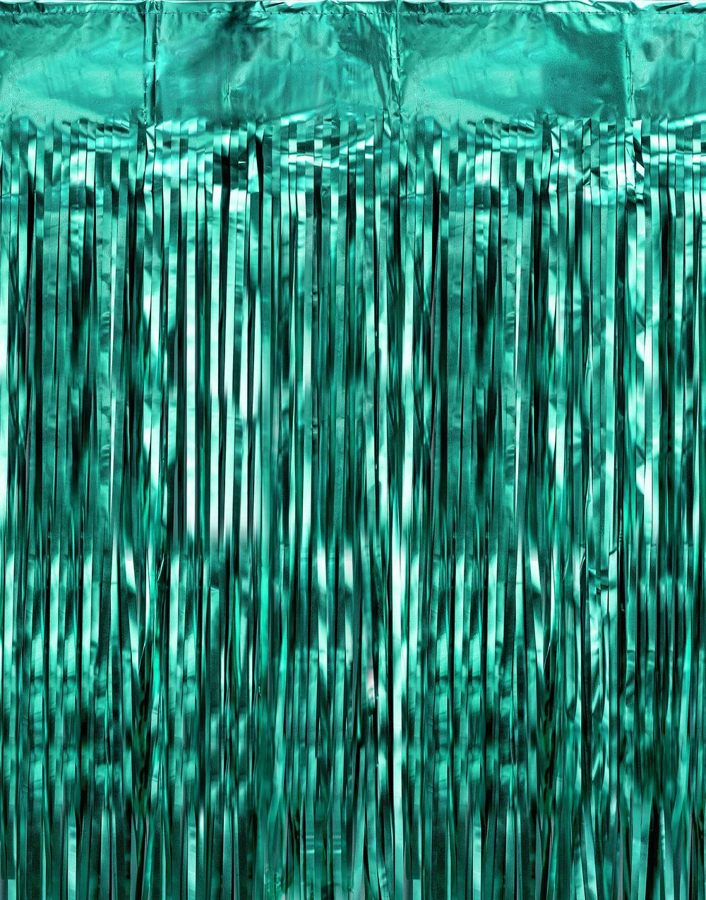 Grønn Metalisk Partygardin/Glittergardin 100x200 cm