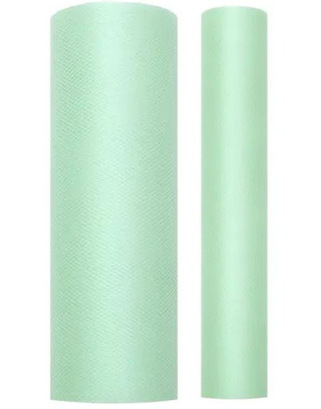 MINTGRØNN Tyll på Rull