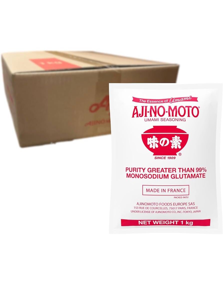 12 stk Ajinomoto - Mononatriumglutamat (MSG) - Umami-smaksforsterker 2,4 kg (Japan) - Hel Eske