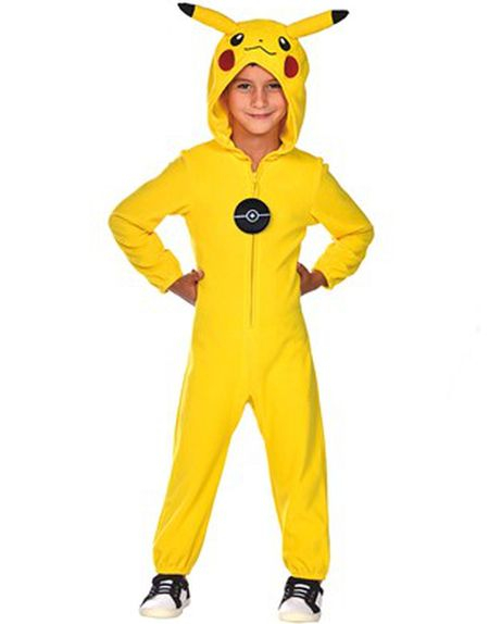 Lisensiert Pikachu Kigurumi Kostyme til Barn
