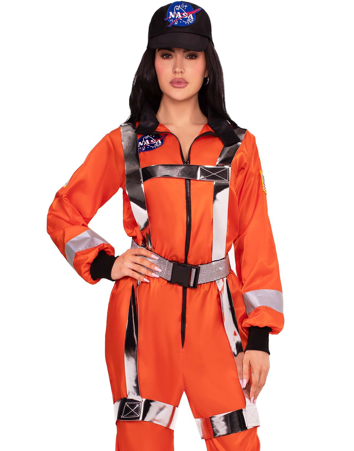 Orange Astronaut Damekostyme