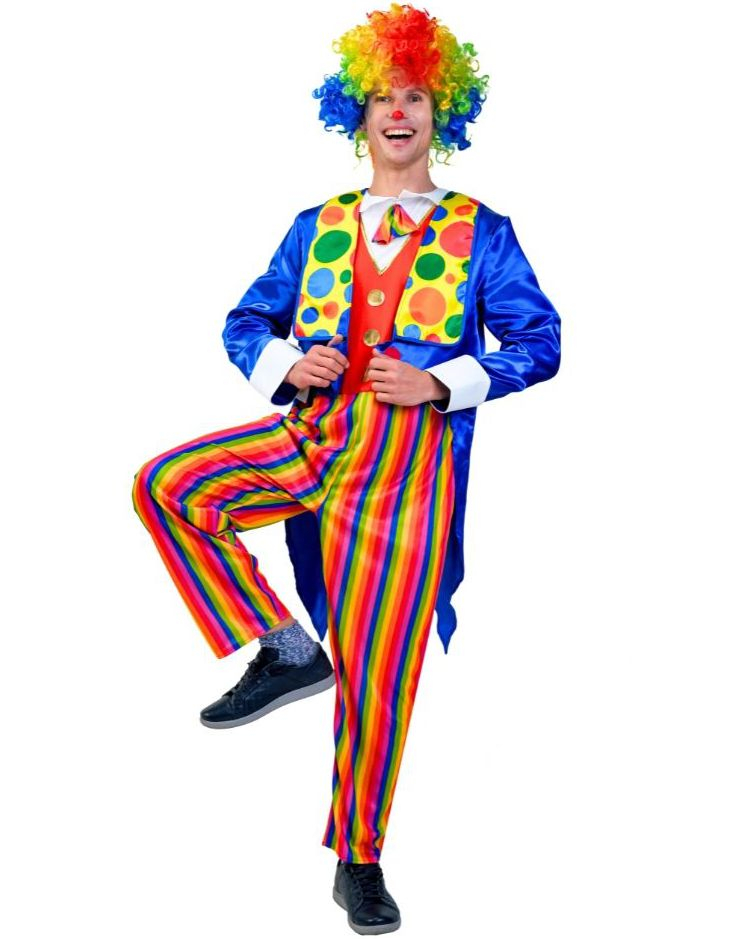 Fargerikt Klovnekostyme