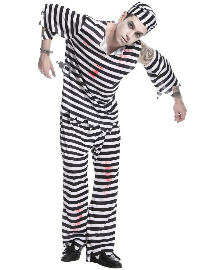 Zombie Fange Kostyme til Voksen - Onesize