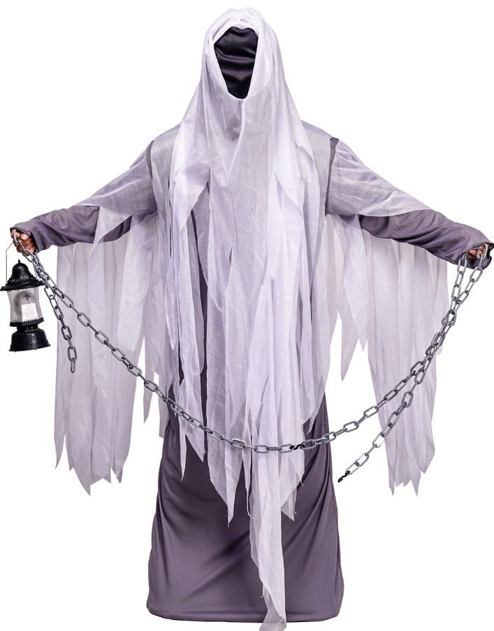 Ansiktsløst Spøkelse Kostyme til Voksen