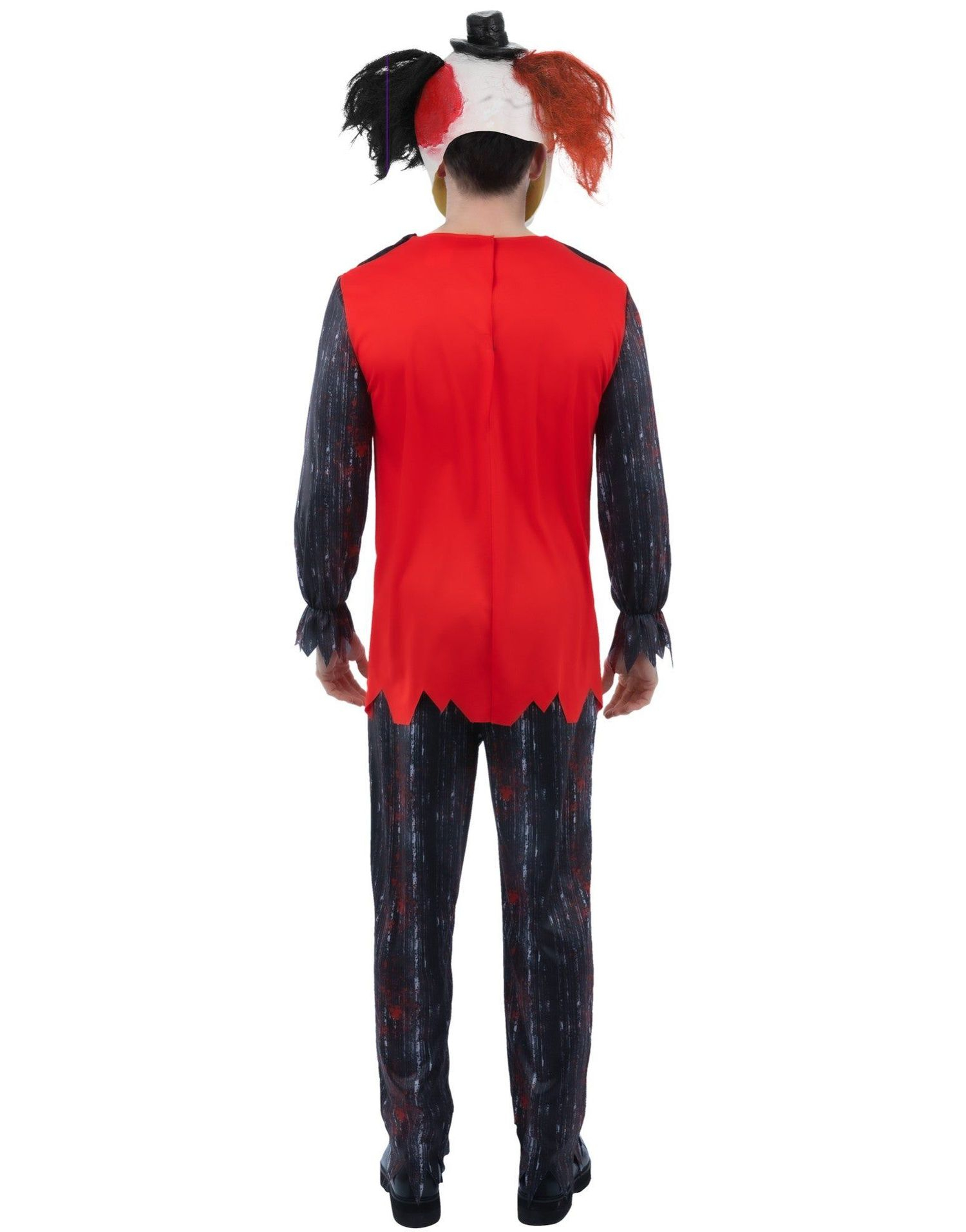 Skummelt Hoffnarr Kostyme med Maske til Voksen