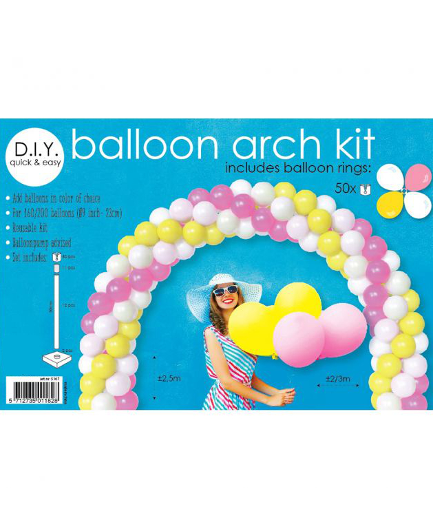 Stort Ballongbuesett 75 Deler 2,5x3 meter