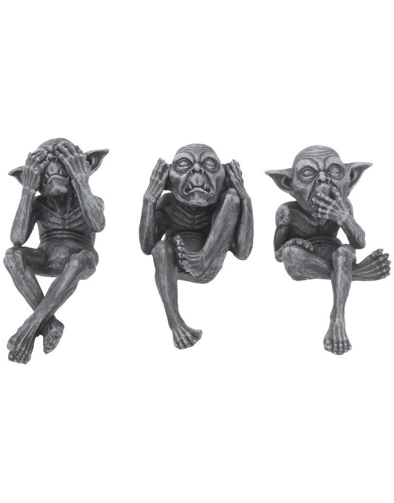 Three Wise Goblins - Tre Små Nissefigurer 12 cm