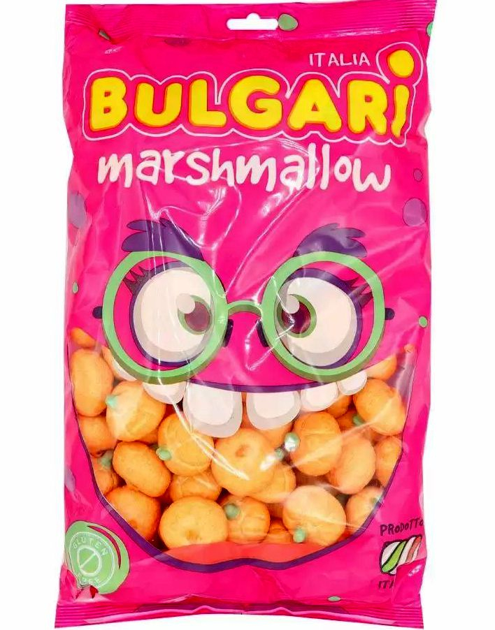 Stor Pose med Bulgari Gresskar Marshmallows 900 gram