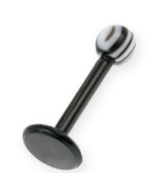 Storm Black/White Labrett - 1.2 x 8 mm