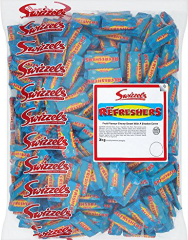 3 kg Swizzels Refreshers Chews - STOR Pose med Karameller