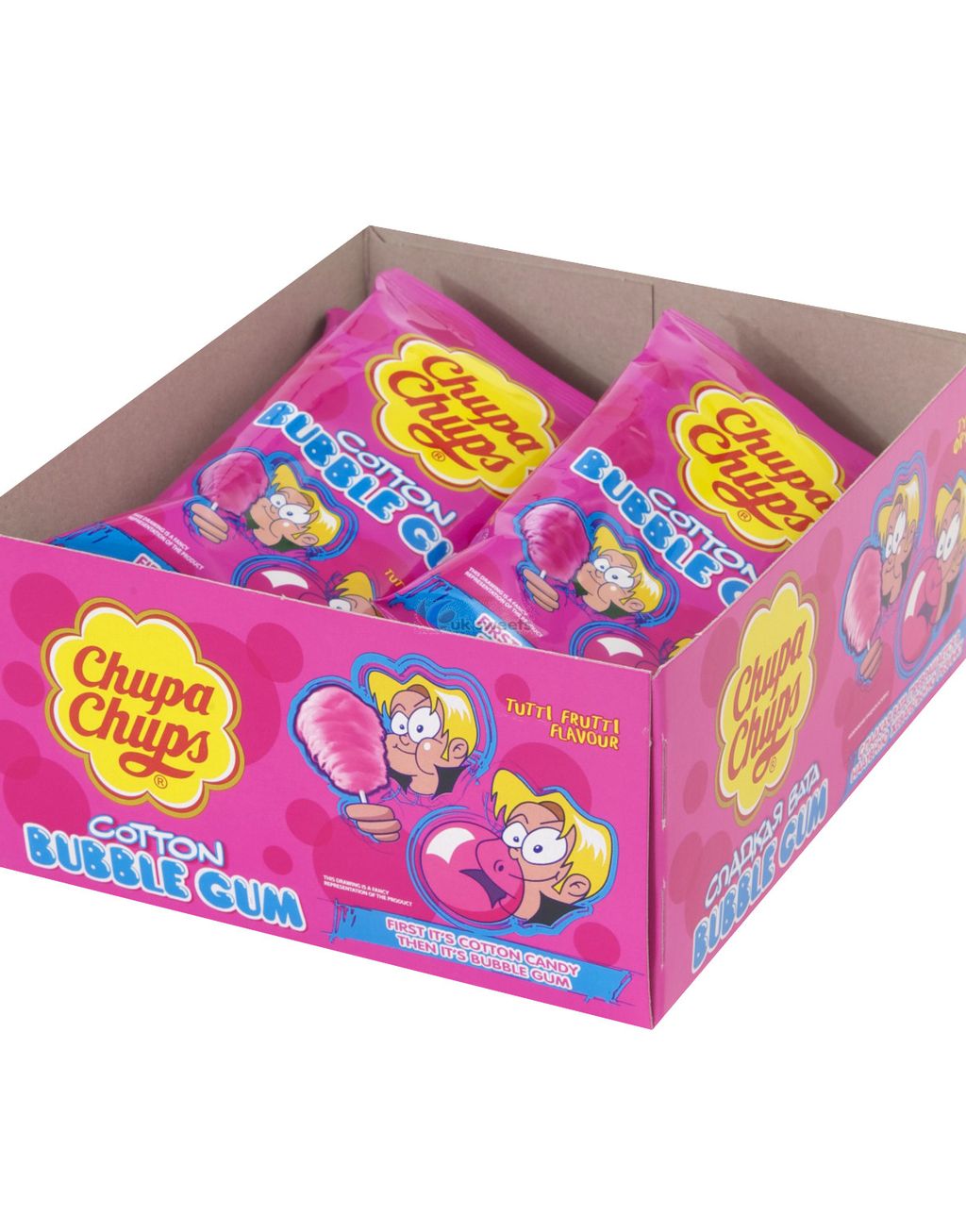12 stk Chupa Chups Cotton Bubblegum - Hel Eske