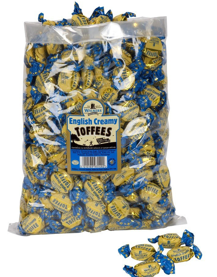 2,5 kg Walkers English Creamy Toffees - Stor Pose