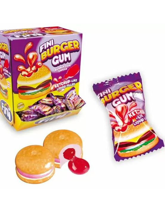 200 stk Fini Burger Tyggegummi