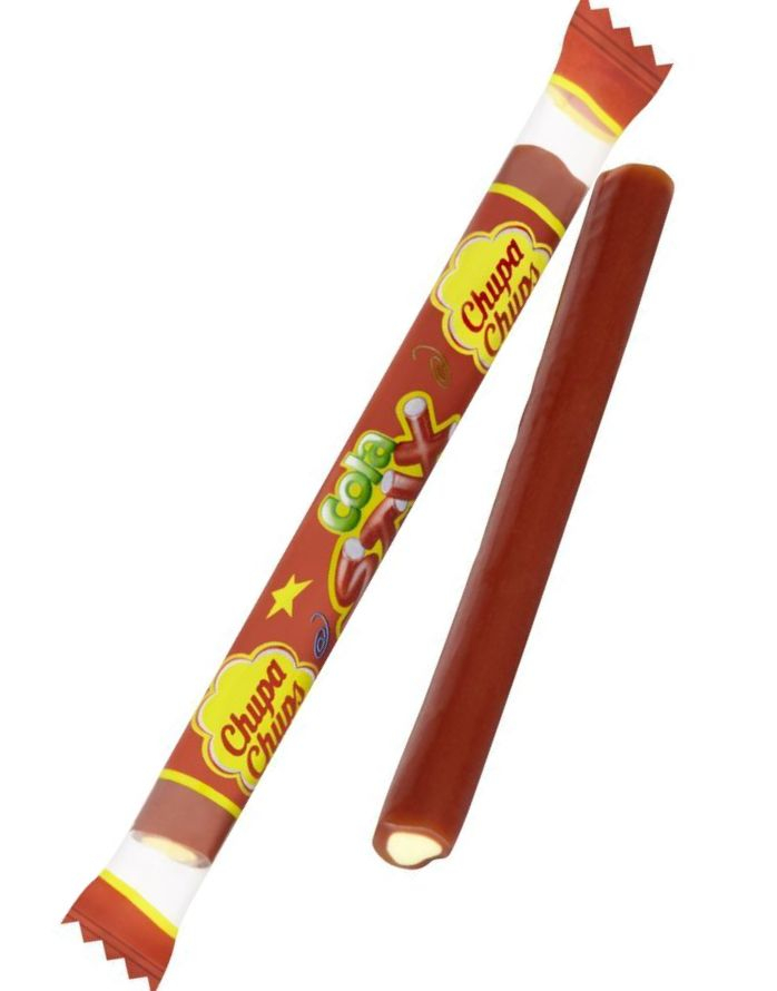 Chupa Chups Cola Stix - Cola Lakrisstang 10 gram