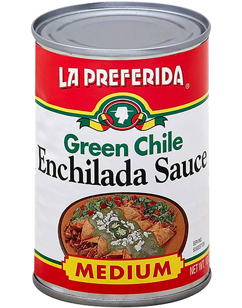 La Preferida Green Chile Enchilada Sauce - Medium-Sterk Enchiladasaus med Grønn Chili 283 gram (USA Import)