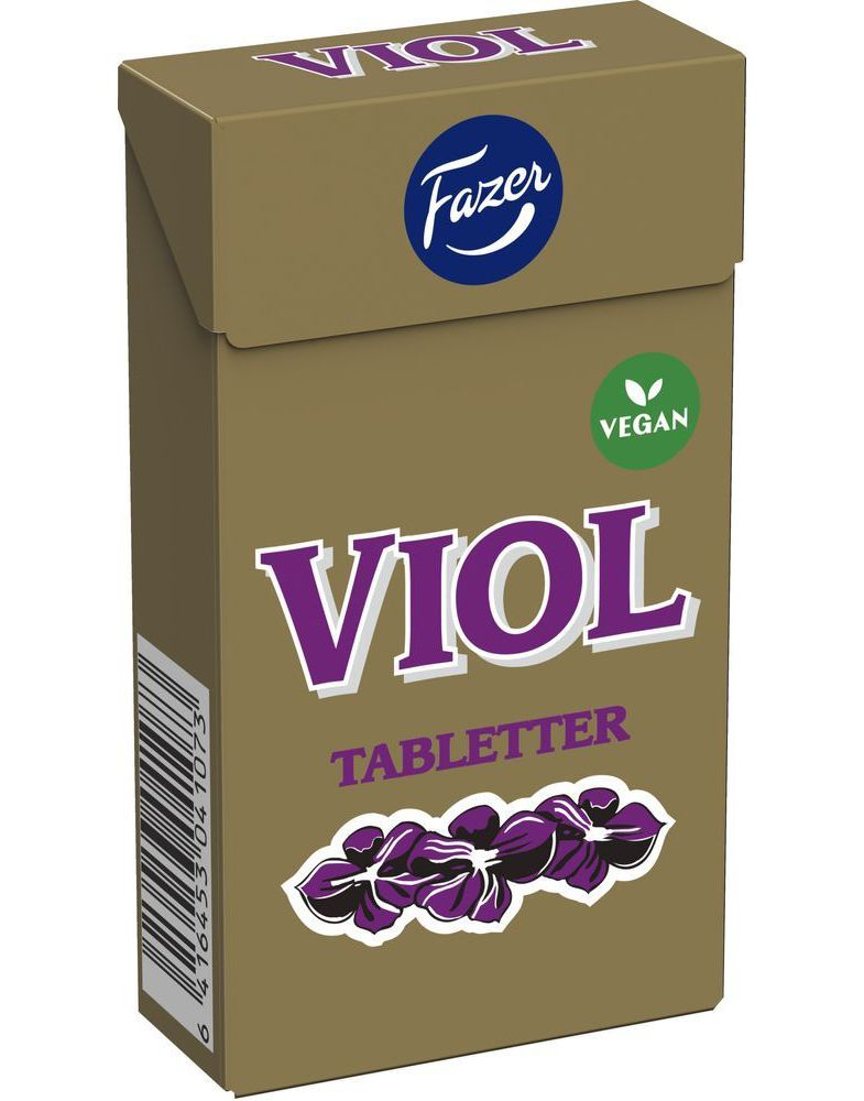 Fazer Viol Tabletter - Pastilleske med Fiolsmakende Pastiller
