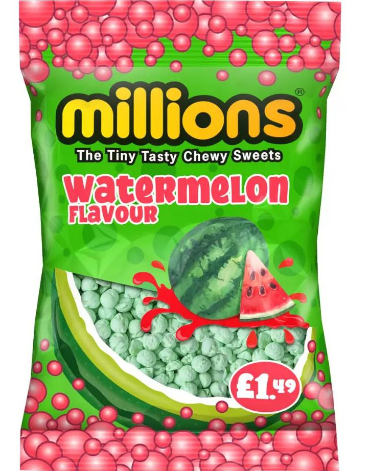 Millions i Pose med Vannmelonsmak 110g