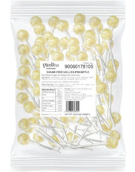 Pimlico Sukkerfrie Kjærligheter med Smak av Ananas 920 g