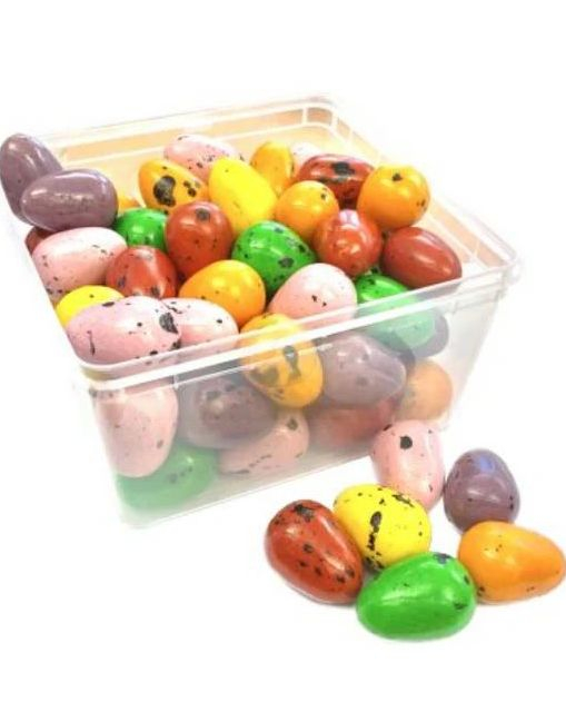 60 stk Zed Sour Bubblegum Eggs - Store Tyggegummiegg med Surt Fyll ca. 1,65 kg