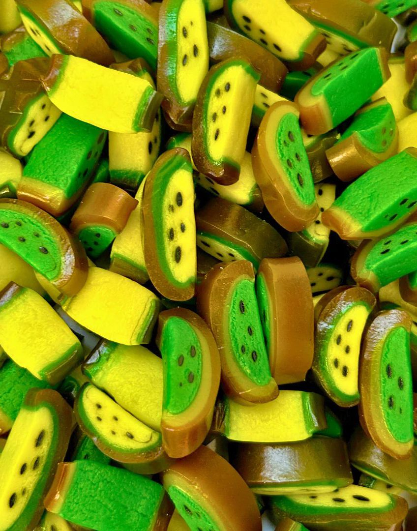 1 kg Vidal Licorice Kiwi Slices - Myke Lakris Kiwibiter