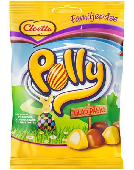 Polly Stor Påskepose med 3 Forskjellige Smaker 300 gram