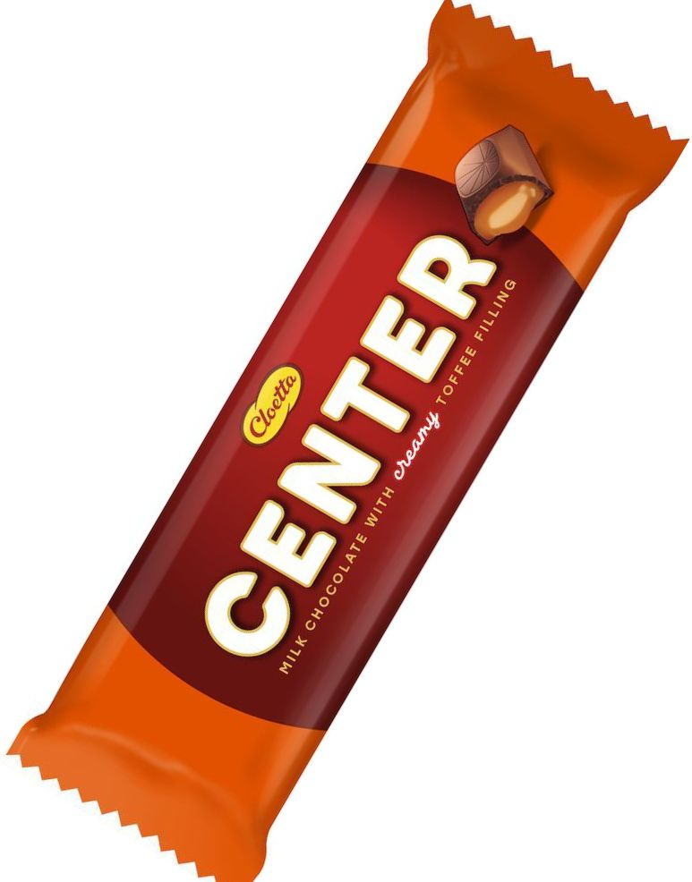 1 stk Cloetta Center Melkesjokoladebar med Toffeefyll 25 gram