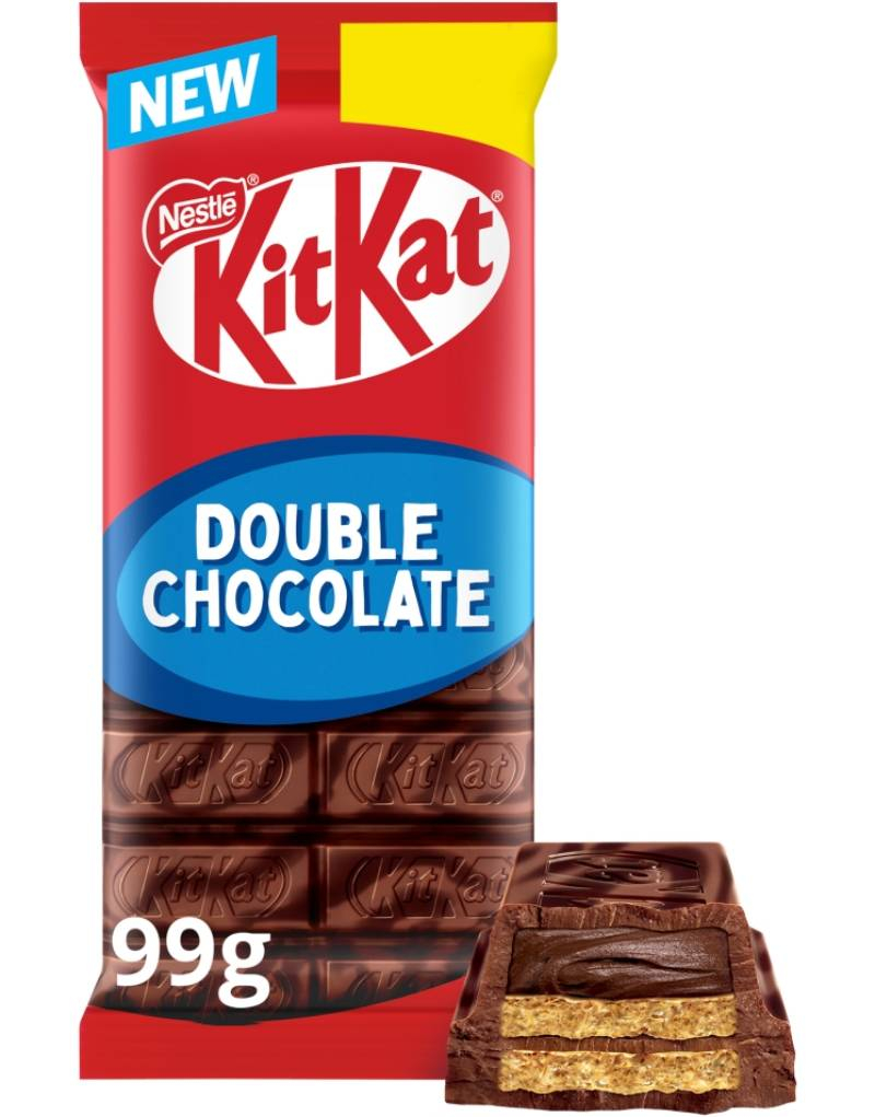 KitKat Double Chocolate Bar - 2-Lags Kitkat Sjokolade med Kakaokremfyll 99 gram