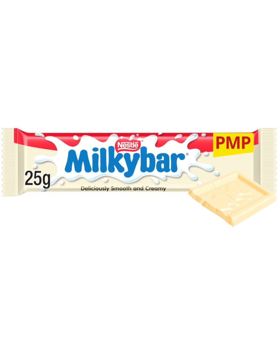 Nestle Milkybar White - Hvit Sjokoladeplate 25 gram