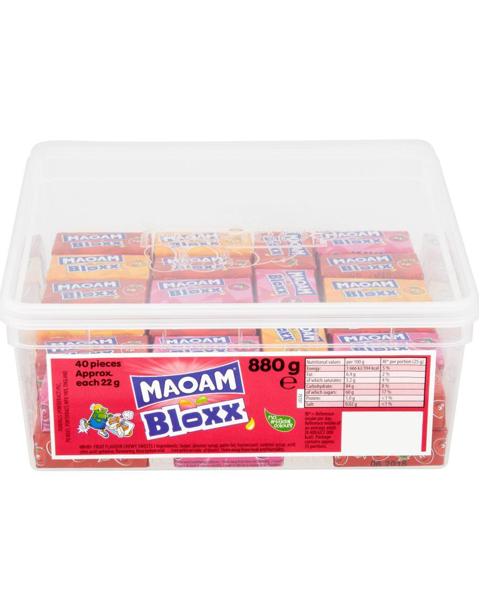 40 stk Haribo Maoam Bloxx Karamell
