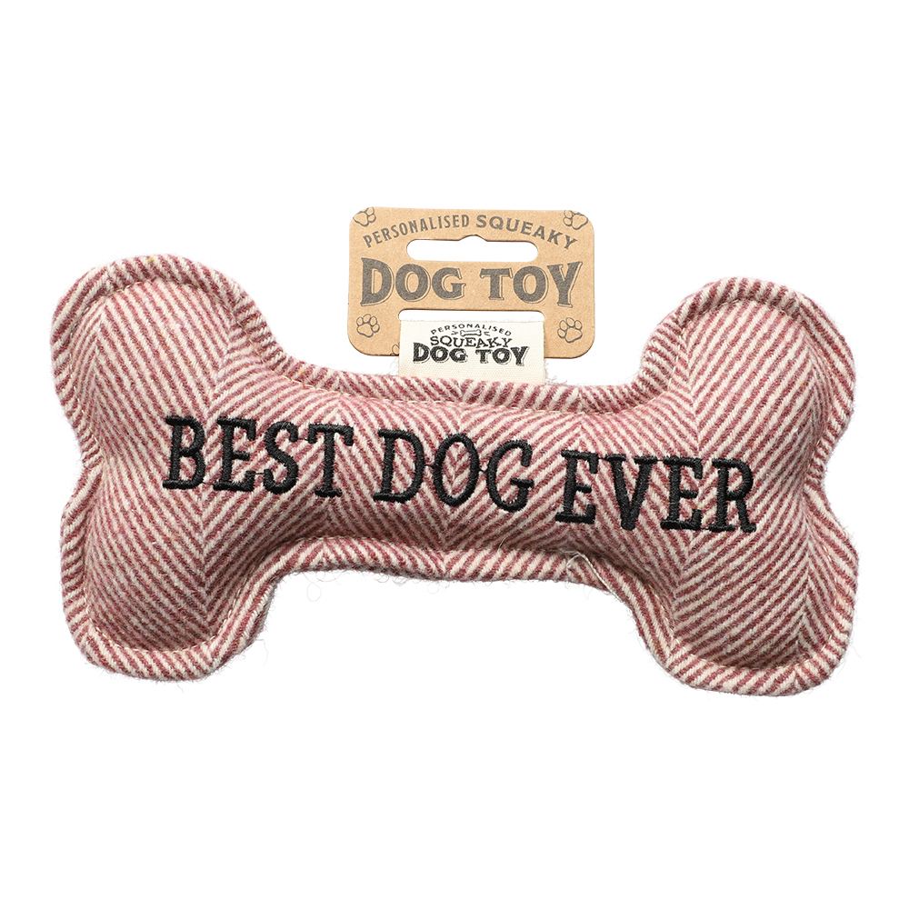 Best Dog Ever - Leketøy for Hund med Lyd - 20 cm