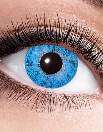 Blå Natural Fargelinser med Styrke