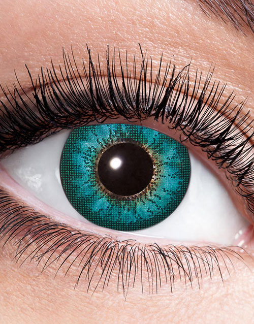 Grønn Natural Fargelinser med Styrke