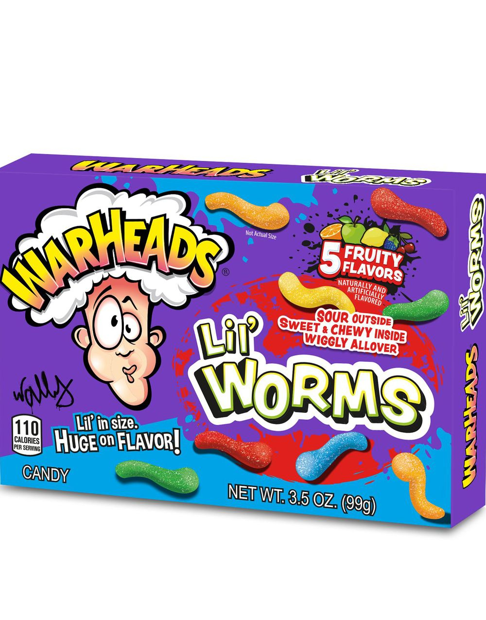 Warheads Lil' Worms Theatre Box 99 gram (USA Import)