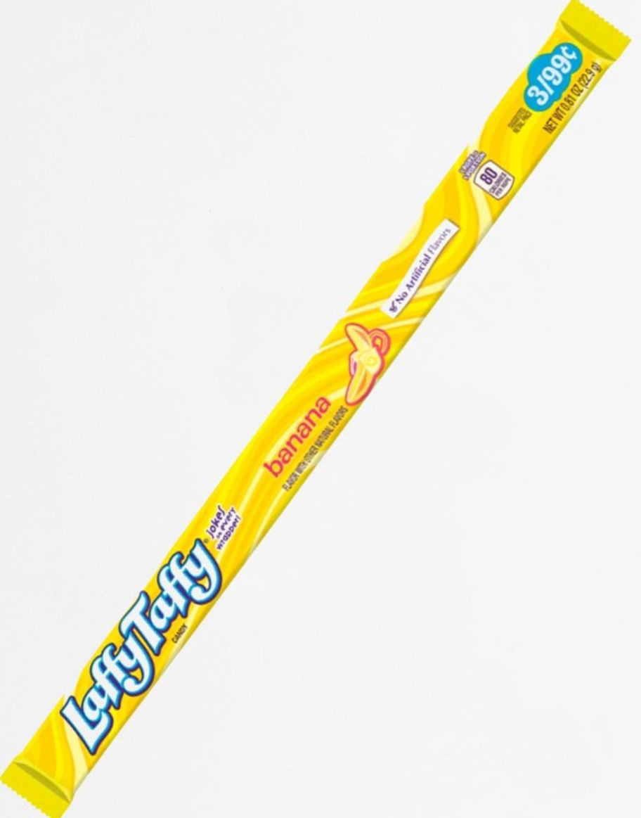 Wonka Laffy Taffy Banana - Karamellstang med Banansmak 23 gram (USA Import)