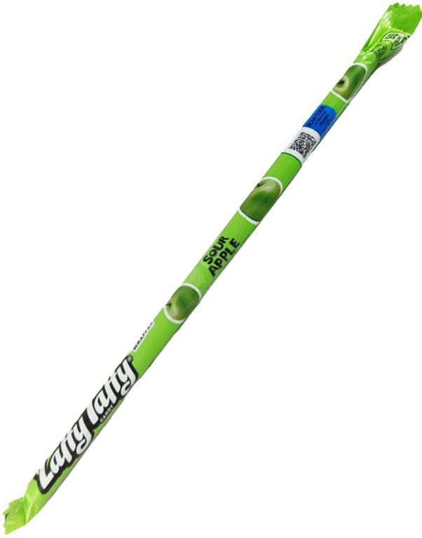 Wonka Laffy Taffy Sour Apple - Karamellstang med Sur Eplesmak 23 gram (USA Import)