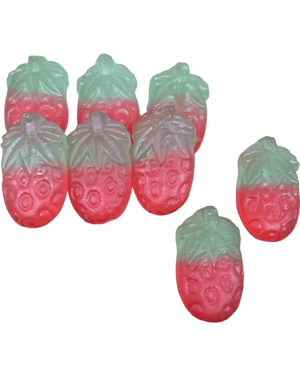 2 kg Lovall's Sugarfree Strawberries - Jordbærvingummi (SUKKERFRI)