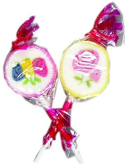 1.5 kg Runde Flate Kjærligheter med Forskjellige Fruktsmaker - Ca. 190 stk