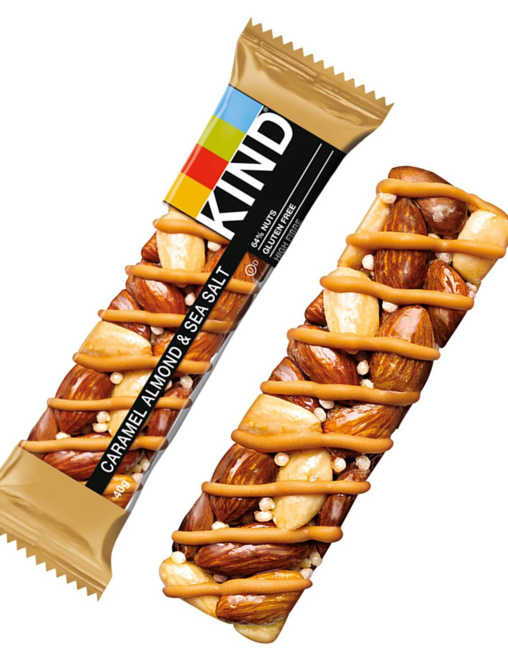 Be-Kind Bar Caramel Almond & Sea Sallt 40 gram