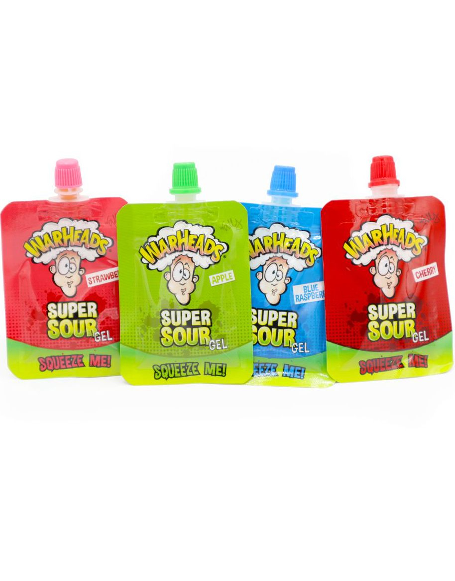 1 stk Warheads Extreme Sour Squeeze Me Gel 20 gram - Assortert Smak