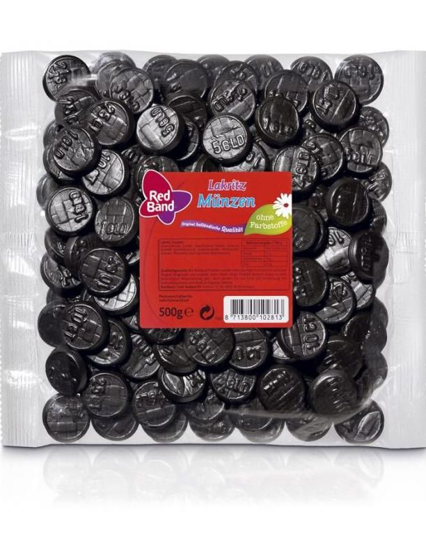 500 gram Red Band Lakris Mynter