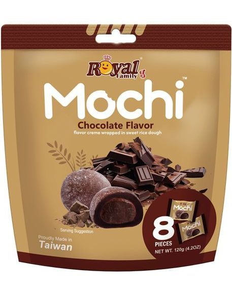 Royal Family Mochi Chocolate - Mochi med Sjokoladesmak 120 gram (Taiwan)