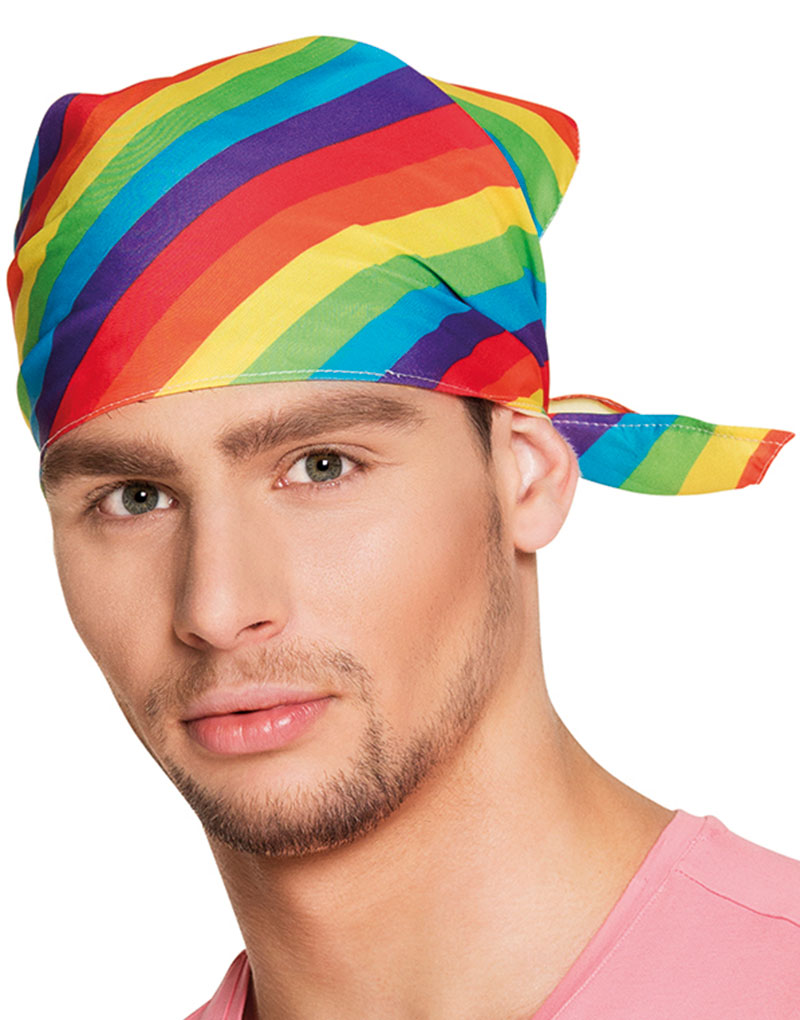 Stripete Rainbow Bandana