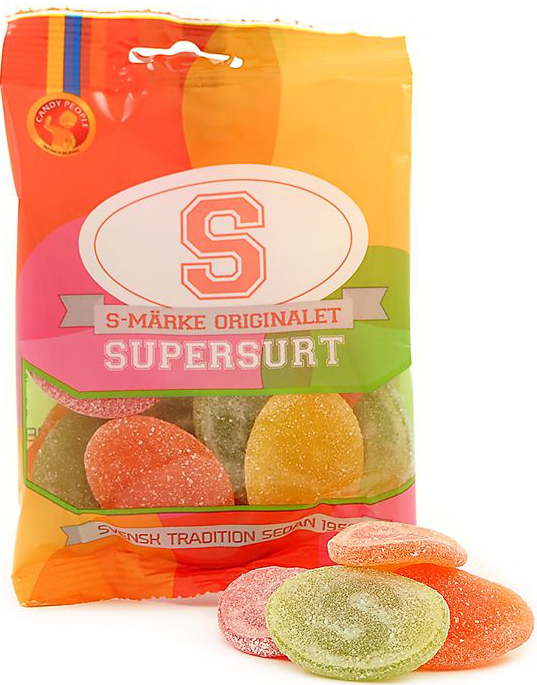 S-merke Supersurt Orginal 80g