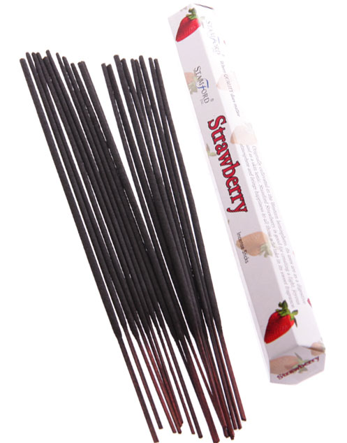 Strawberry - 20 stk Stamford Hex Røkelsespinner