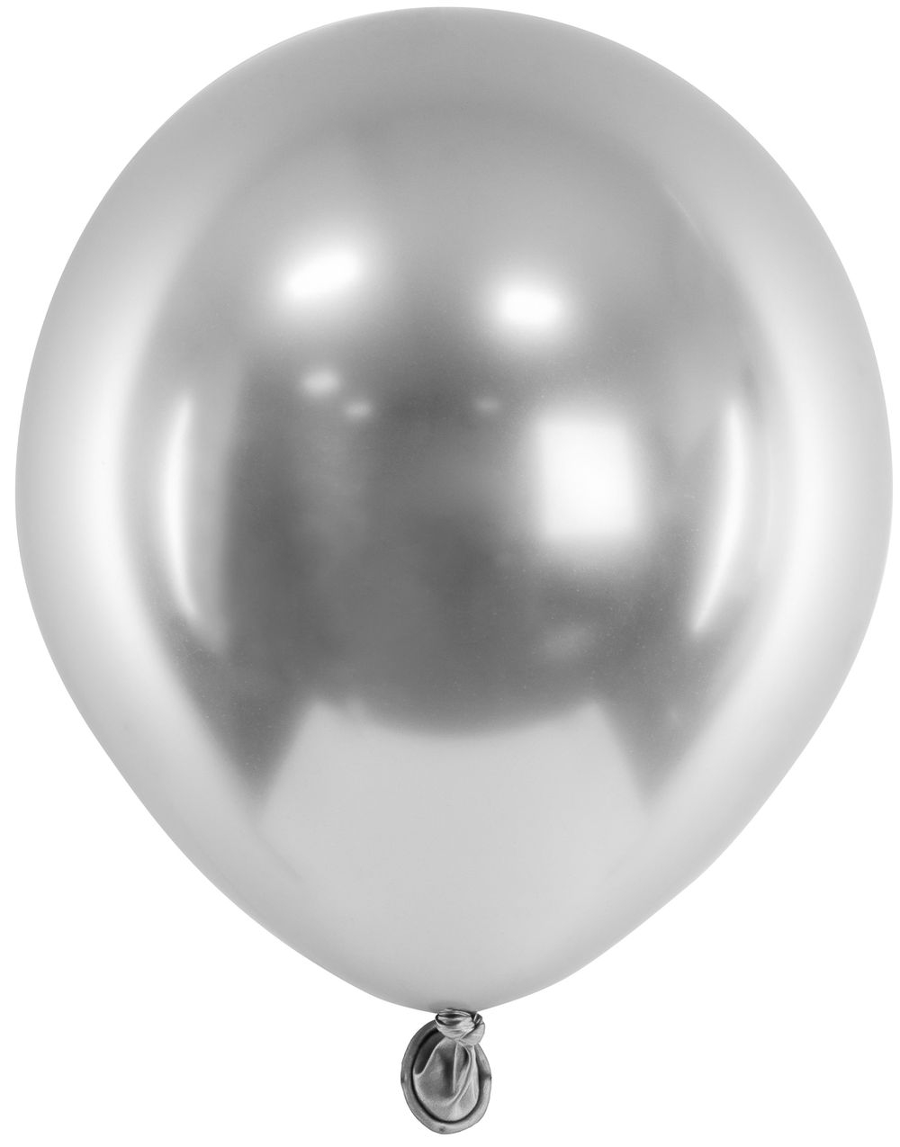 Bilde av 50 Stk Glossy Mirror Sølvfargede Ballonger 12 Cm