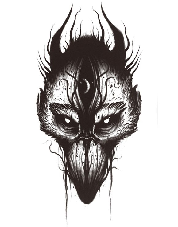 Dark Beast (Fake Tattoo)