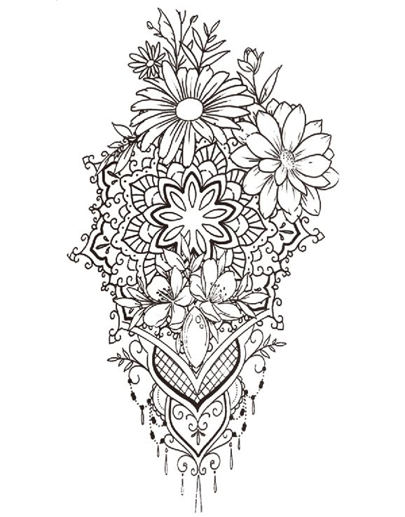 Mandala (Fake Tattoo)